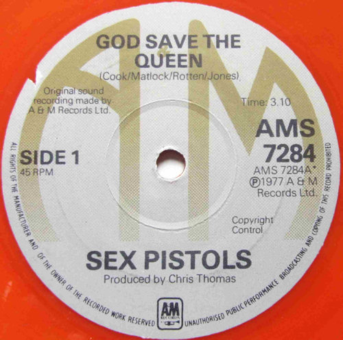 Sex Pistols - A&M God Save The Queen Counterfeit Box Set Coloured Vinyl